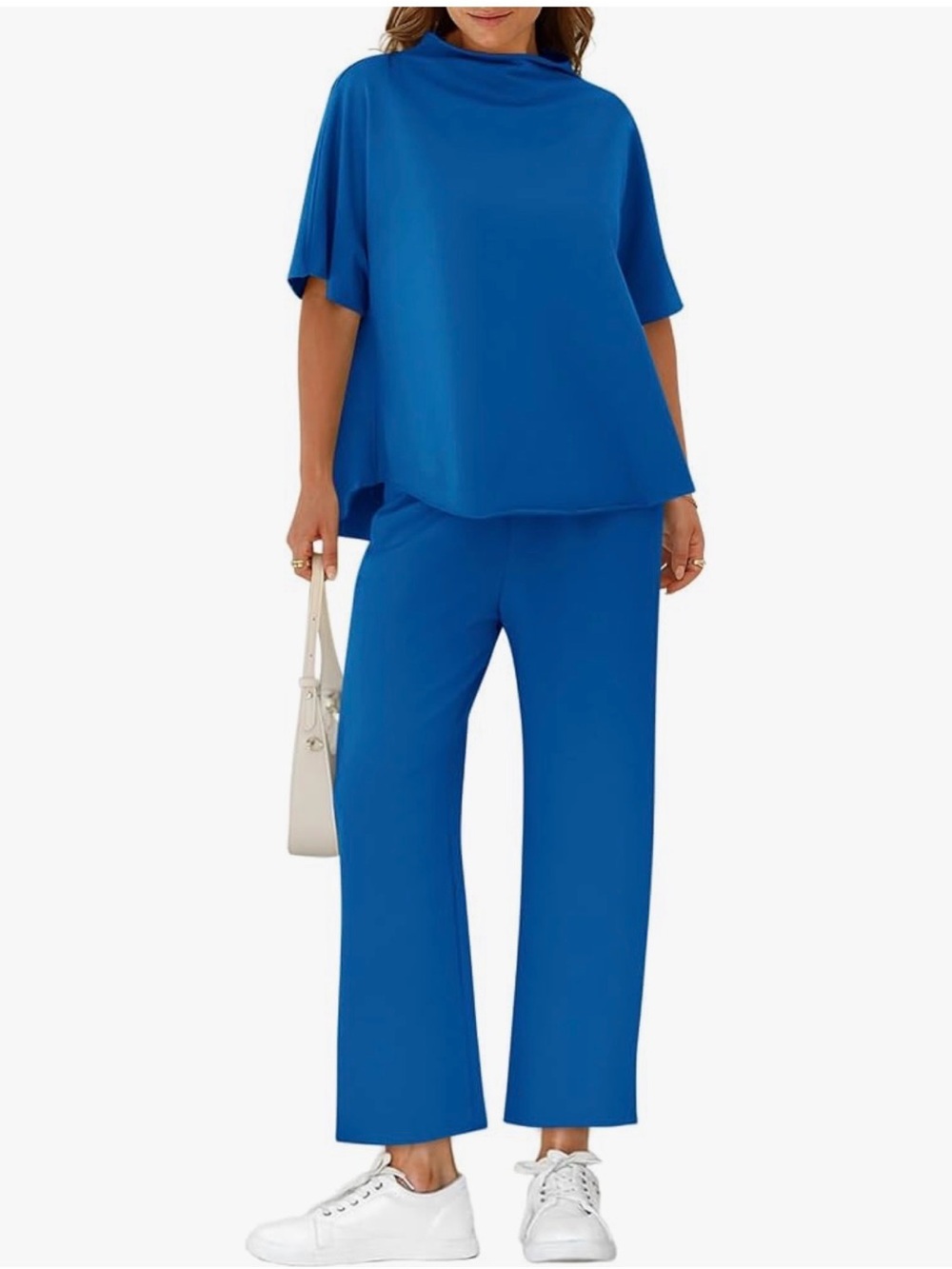 NWT 2PC BLUE LOUNGE PANT & TOP SET-S